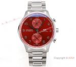 V6S Factory IWC Portuguese Swiss 69355 Cherry Red Stainless steel Watch